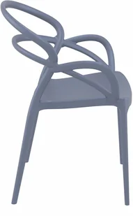 Meble ogrodowe Siesta Mila Sky 70 cm Dark Grey 2+1 - Meble gastronomiczne - miniaturka - grafika 6