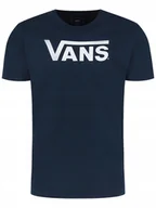 Koszulki męskie - T-Shirt Classic Granatowo/Biały VANS VN000GGGNAV1 S - miniaturka - grafika 1