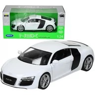 Kolekcjonerskie modele pojazdów - WELLY Audi R8 białe WEL-22493B - miniaturka - grafika 1