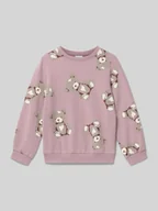 Bluzy dla dziewczynek - Bluza o kroju regular fit z mieszanki bawełny - miniaturka - grafika 1