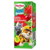 Soki i napoje niegazowane - Hortex Leon i Przyjaciele Napój wieloowocowy jabłko wiśnia truskawka 200 ml - miniaturka - grafika 1