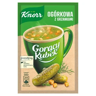 Knorr Gorący Kubek Ogórkowa z grzankami 13 g - Zupy w płynie - miniaturka - grafika 1