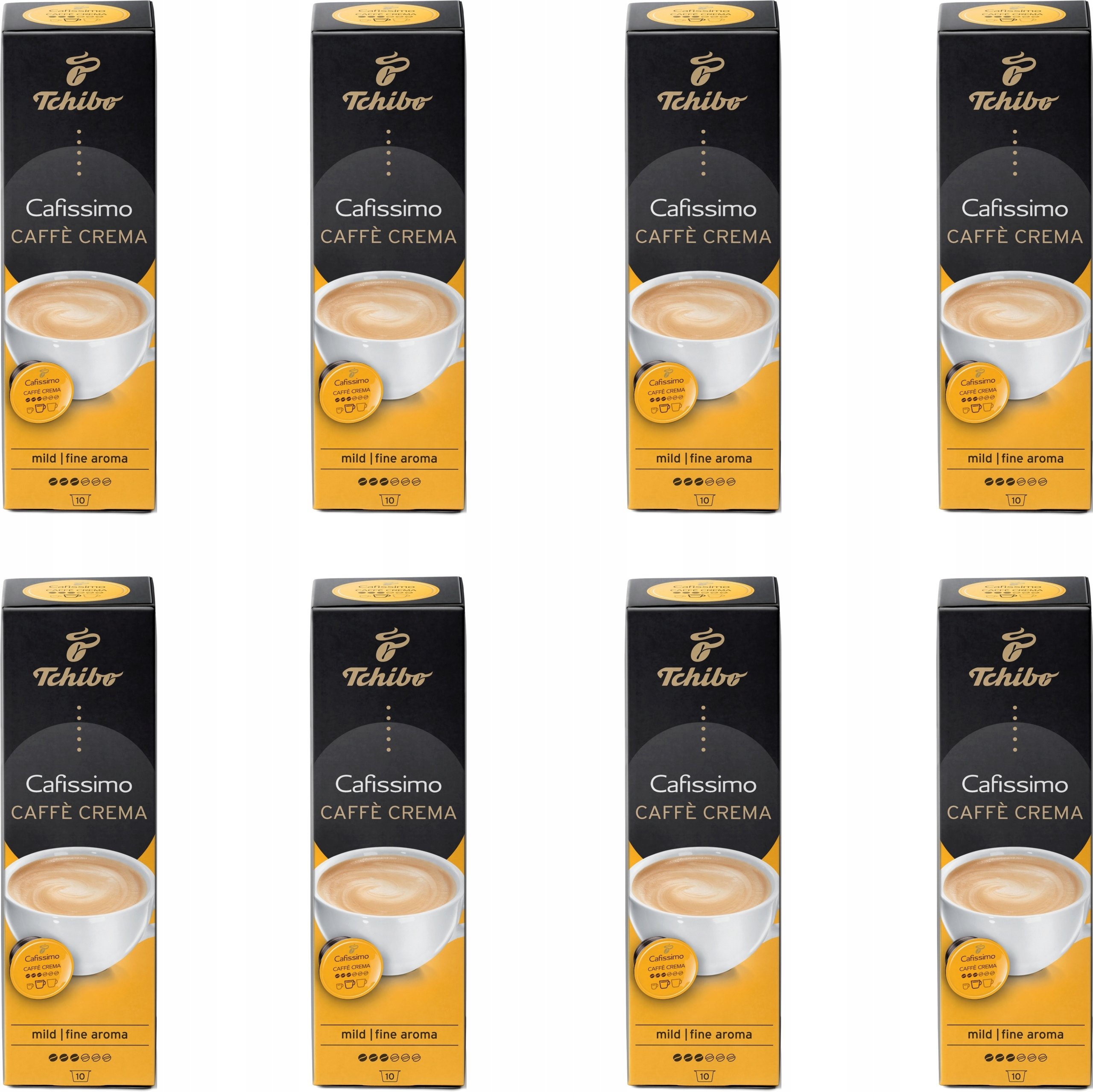 Kawa Kapsułki Tchibo Cafissimo Crema Fine Aroma 80 kapsułek