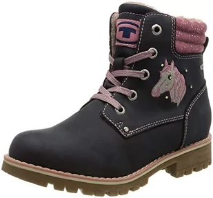Tom Tailor Chłopcy, dziewczęcy, 4270813, półdługie kozaki, denim, 25 EU - Kozaki damskie - miniaturka - grafika 1