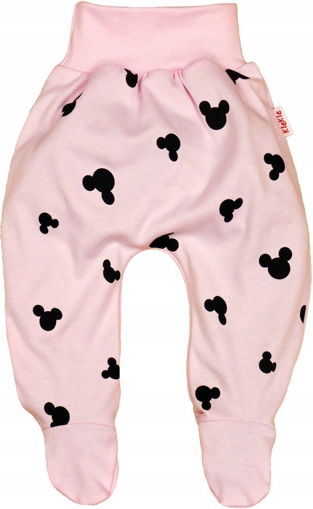 PÓŁŚPIOCHY BEZUCISKOWE ŚPIOCHY Myszka RÓŻ r 80 KLEKLE