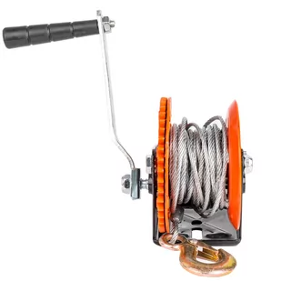 WYCIĄGARKA WCIĄGARKA RĘCZNA KORBOWA LINOWA 1200 LBS 545kg FALON-TECH - Wciągarki - miniaturka - grafika 3