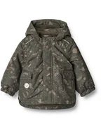 Bluzy i sweterki niemowlęce - Wheat Kurtka zimowa "Johan" w kolorze khaki - miniaturka - grafika 1