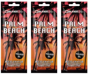 Supertan Palm Beach Przyspieszacz do opalania Hialuron x3szt - Balsamy i kremy do opalania - miniaturka - grafika 1
