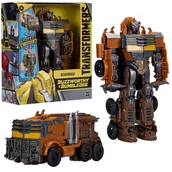 Figurki dla dzieci - Transformers Rise of The Beasts Smash Changers Buzzworthy Bumblebee Figurka Scourge F3929 - miniaturka - grafika 1
