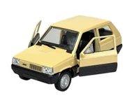 Samochody i pojazdy dla dzieci - WELLY FIAT PANDA BEŻOWY 1:34 SAMOCHÓD NOWY METALOWY MODEL - miniaturka - grafika 1