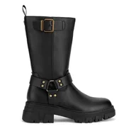 Botki damskie - Botki MEXX MI001805043W Czarny - miniaturka - grafika 1