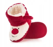 Buty dla dziewczynek - Śliczne domowe buciki dziecięce Roz. 20/21 -12 cm - miniaturka - grafika 1