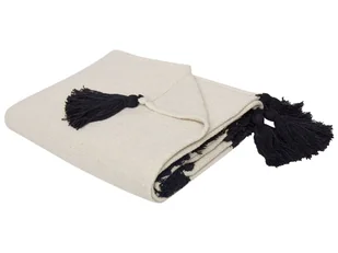 Koc bawełniany 125 x 150 cm biały SEDIO - Koce - miniaturka - grafika 1