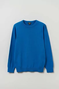 OVS sweter bawełniany dziecięcy kolor niebieski - Swetry dla chłopców - miniaturka - grafika 1