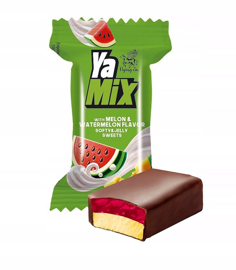 Yamix pianki w czekoladzie o smaku arbuzowym 1kg