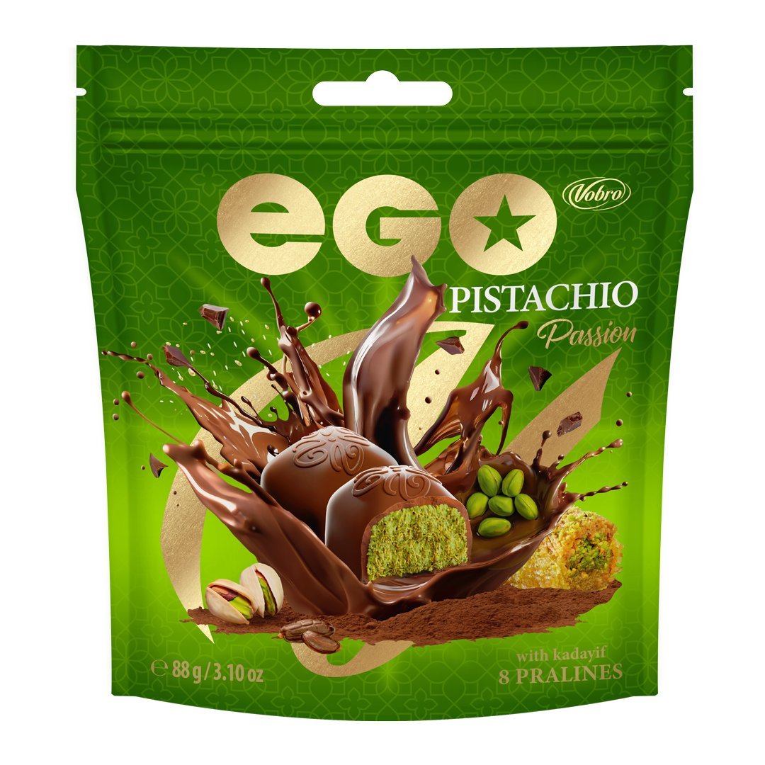 Vobro Praliny EGO Pistachio Passion 88g
