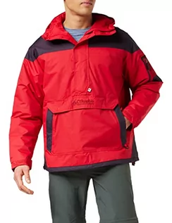 Swetry męskie - Columbia Challenger sweter męski Challenger czerwony Mountain Red, Dark Purple XL 1698431 - grafika 1