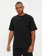 Koszulki męskie - Calvin Klein T-Shirt Nano Logo K10K112487 Czarny Regular Fit - miniaturka - grafika 1