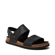 Sandały damskie - Timberland Sandały Amalfi Vibes TB0A2CET015 Black Leather - miniaturka - grafika 1