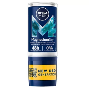 Nivea Men roll-on 50ml Magnesium Dry Antyperspiran - Dezodoranty i antyperspiranty męskie - miniaturka - grafika 1