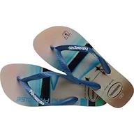 Klapki i japonki męskie - Havaianas Męskie klapki Hype Sandblue, Piaskowy niebieski, wygodny, 39/40 EU - miniaturka - grafika 1