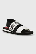 Sandały damskie - Love Moschino sandały damskie kolor biały JA16033G0IJN410A - miniaturka - grafika 1