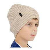 Czapki dla dzieci - Czapka DZIECIĘCA jesienna / wiosenna beanie dla dziewczynki chłopca 52-54cm - miniaturka - grafika 1