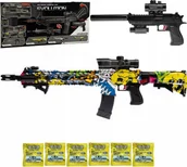 Zabawki militarne - Skleplolki Karabin 2W1 Laser, kulki żelowe - miniaturka - grafika 1