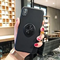 Etui i futerały do telefonów - ETUI SILICONE RING IPHONE 11 PRO CZARNY standard - miniaturka - grafika 1