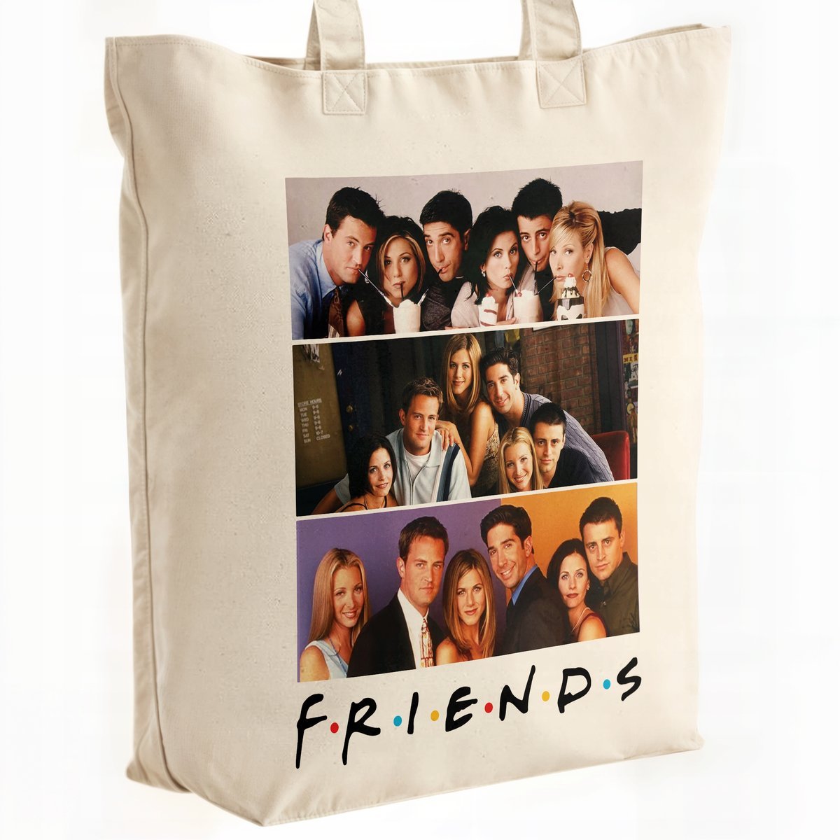 Torba bawełniana premium na zakupy Friends Przyjaciele Dla Fanów Serialu