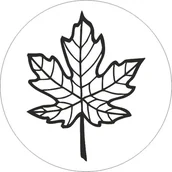 Scrapbooking - EKO-DECO, stempel, liść klonu - miniaturka - grafika 1