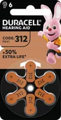 Baterie i akcesoria - Duracell Duracell Batterie Hörgeräte EasyTab 312 PR41 NEU 6St. - miniaturka - grafika 1