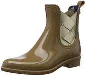 Kalosze damskie - Tommy Hilfiger Damskie kalosze O1285dette 8r2, beżowy - beżowy Cappuccino 046-41 EU - miniaturka - grafika 1