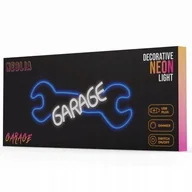 Pozostałe oświetlenie - Neon plexi LED garage błękit biały NNE22 neolia - miniaturka - grafika 1