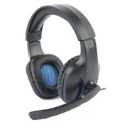 Słuchawki - Gembird GHS-04 czarne - miniaturka - grafika 1