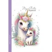 Szkolne artykuły papiernicze - Notatnik 105x165/64K kratka jednorożce FRESH - miniaturka - grafika 1