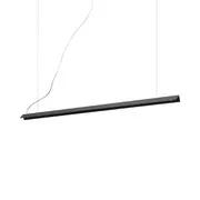 Lampy sufitowe - Ideal Lux Lampa wisząca V-LINE SP czarna 275376 - miniaturka - grafika 1
