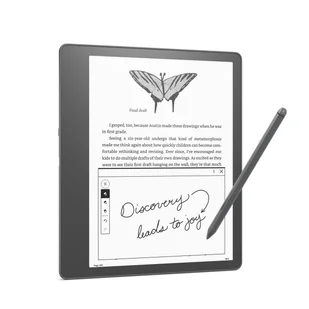 Kindle Scribe 16GB z rysikiem premium + oryginalne etui skórzane Czarne + 1100 ebooków GRATIS! - Etui do czytników e-book - miniaturka - grafika 2