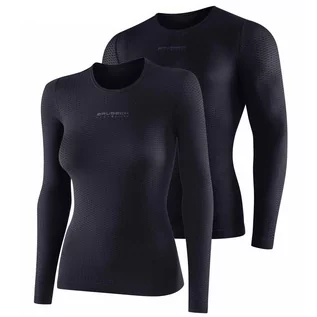 Koszulki sportowe damskie - Koszulka do biegania na rower unisex Brubeck Base Layer - grafika 1