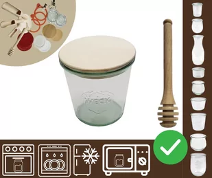 Słoiki WECK / drewniane wieko, nabierak słoik 580ml MOLD / Wamar-Sosenka - Pojemniki kuchenne Słoiki WECK / drewniane wieko, nabierak słoik 580ml MOLD / Wamar-Sosenka - Pojemniki kuchenne - miniaturka - grafika 1