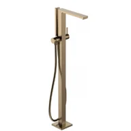 Baterie wannowe i prysznicowe - HANSGROHE 73445140 Tecturis E Jednouchwytowa bateria wannowa, wolnostojąca Brąz Szczotkowany - miniaturka - grafika 1