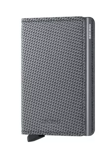 Mały portfel RFID Secrid Slimwallet Carbon - cool grey - Portfele - miniaturka - grafika 1