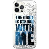 Etui i futerały do telefonów - ERT GROUP etui na telefon Apple Iphone 13 PRO, case oryginalny i oficjalnie licencjonowany przez Star Wars, wzór 015, optymalnie dopasowane, z efektem płynnego brokatu - miniaturka - grafika 1