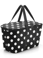 Torby i wózki na zakupy - Torba termiczna Reisenthel Coolerbag - dots white - miniaturka - grafika 1