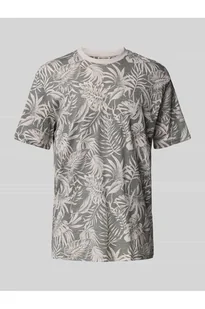 T-shirt z prążkowanym, okrągłym dekoltem model PERRY - Only & Sons - Koszulki męskie - miniaturka - grafika 1