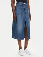 Spódnice - Tommy Jeans Spódnica jeansowa Claire DW0DW21070 Granatowy Regular Fit - miniaturka - grafika 1