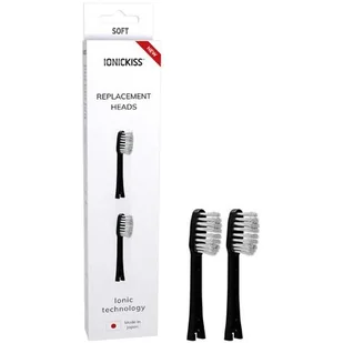 Końcówki do sonicznej szczoteczki jonowej IONPA Home & Premium CZARNE 2 szt. - Końcówki do szczoteczek elektrycznych - miniaturka - grafika 1