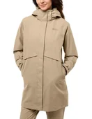Płaszcze damskie - Jack Wolfskin Płaszcz damski, Anis, M - miniaturka - grafika 1
