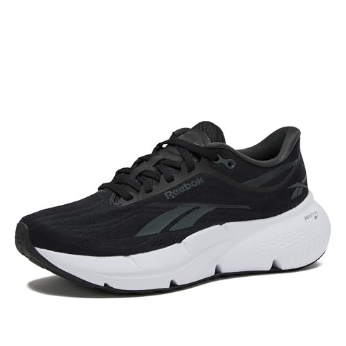 Reebok Damskie trampki Zignition, czarne/białe, 4,5 UK, Czarny, biały, 37.5 EU