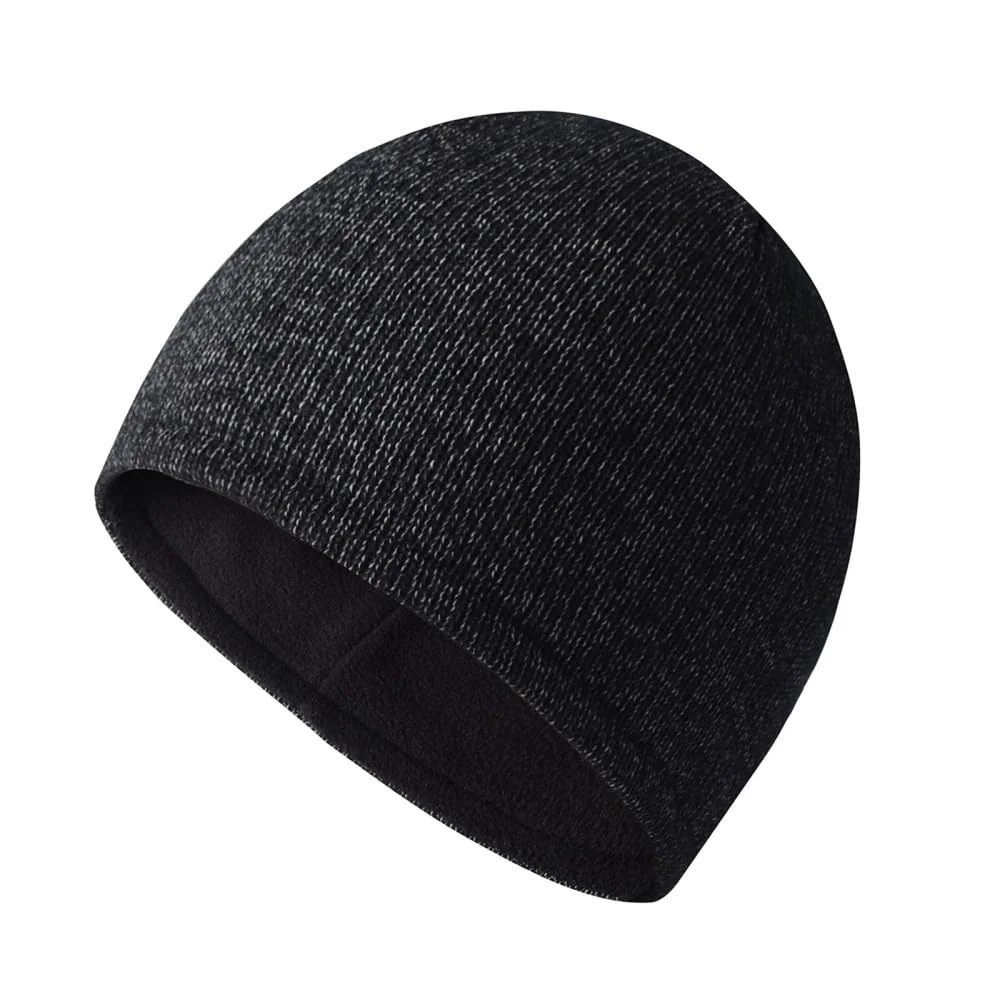 DONGKER Odblaskowa czapka damska/męska, ochrona ostrzegawcza, czapka beanie dla mężczyzn, kobiet, ciepła czapka z dzianiny, czapka zimowa, odblaskow..